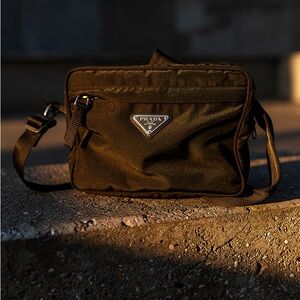 Prada Black Men's Messenger Bag